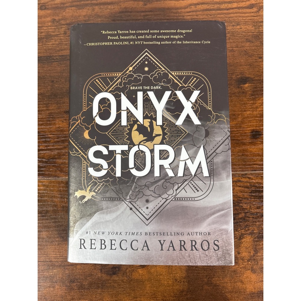 Onyx Storm Rebecca Yarros Deluxe Hardcover Sprayed Edges Empyrean Book 3 2025